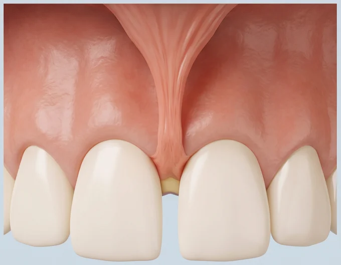 Gergin frenulum bağı
